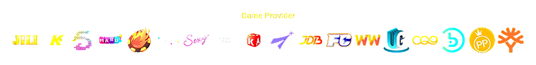 99LUCK game provider logos